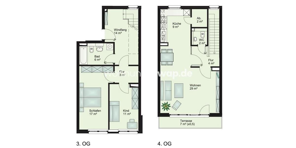 Etagenwohnung Hamburg Hoheluft-West - 3 Zimmer, 98 m&sup2;, 1.700&euro; | Angebot:26427496