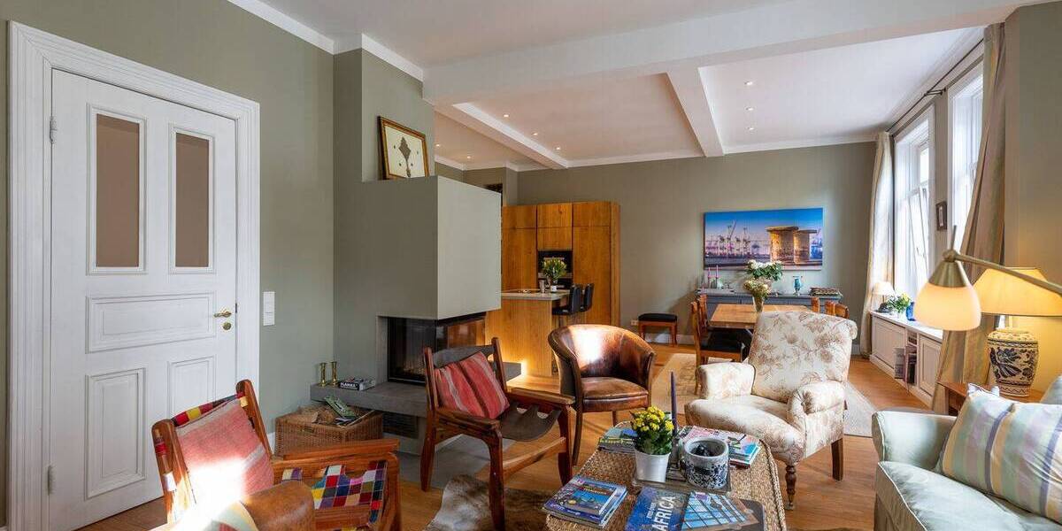 Etagenwohnung Hamburg St. Georg - 5 Zimmer, 151 m&sup2;, 4.250&euro; | Angebot:26797849