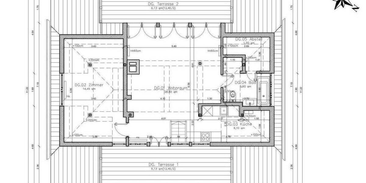Etagenwohnung Hamburg Othmarschen - 2 Zimmer, 73 m&sup2;, 498.000&euro; | Angebot:25909960