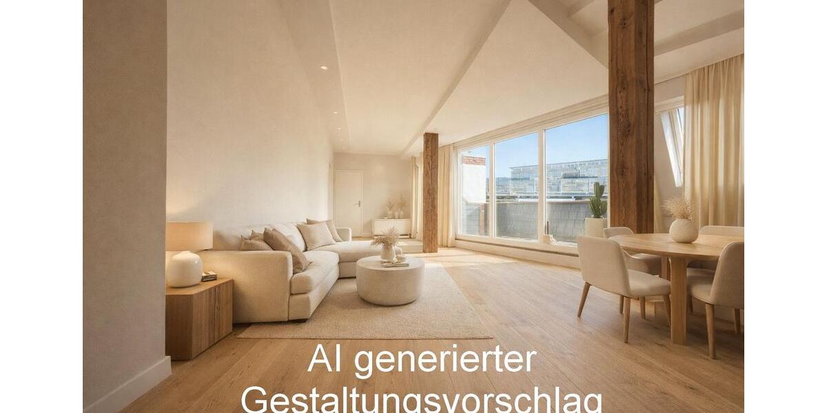 Dachgeschoßwohnung Hamburg Harvestehude - 2 Zimmer, 55 m&sup2;, 550.000&euro; | Angebot:26048259