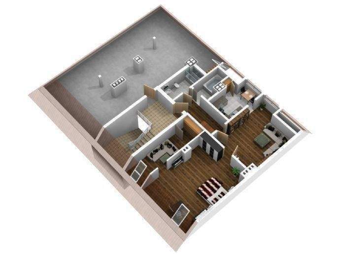 Etagenwohnung Hamburg Hamm - 2 Zimmer, 44 m&sup2;, 200.000&euro; | Angebot:25957787