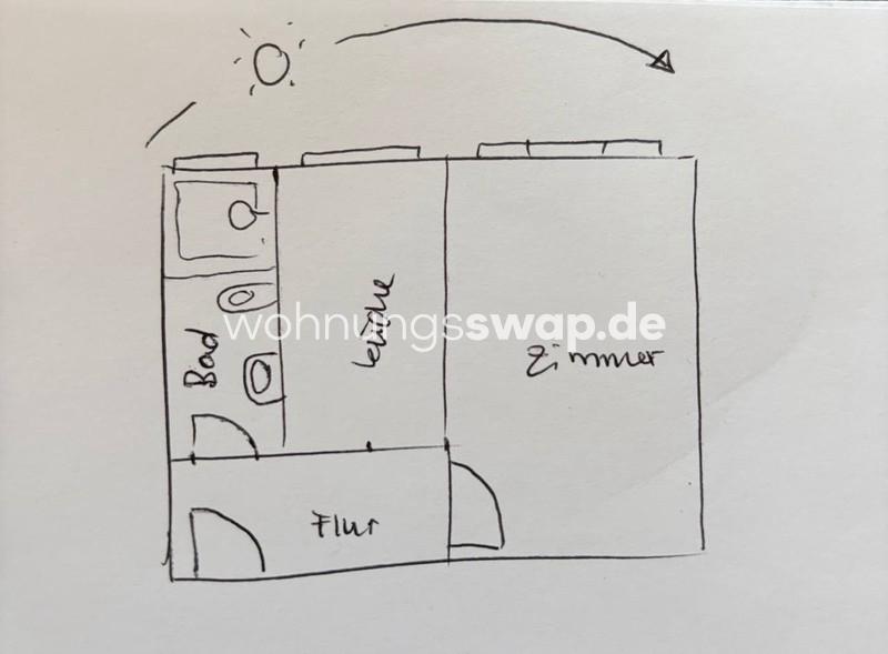 Etagenwohnung Hamburg Wandsbek - 1 Zimmer, 40 m&sup2;, 598&euro; | Angebot:24539485
