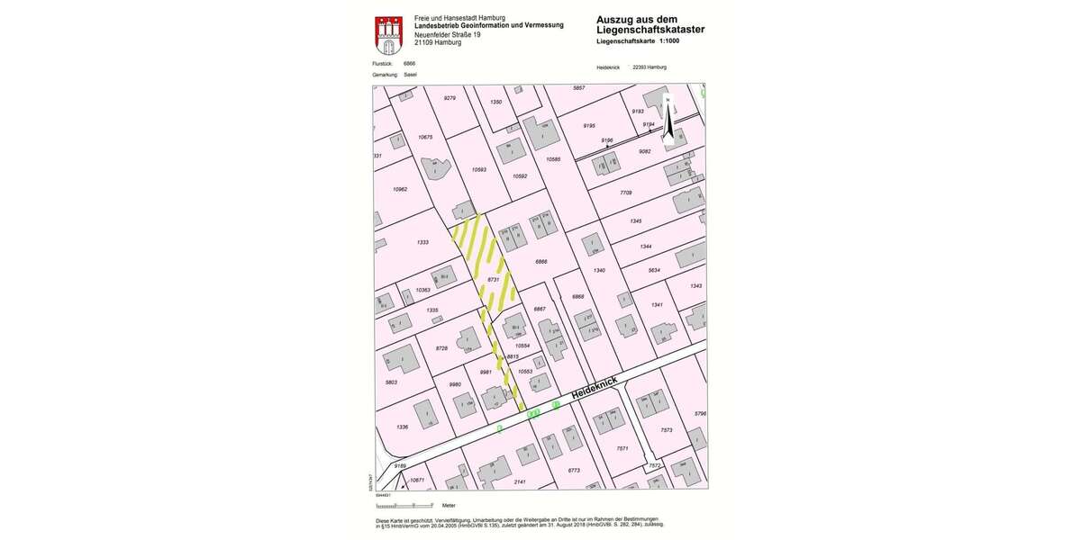 Grundstück Hamburg Wandsbek - 799.500&euro; | Angebot:24586859