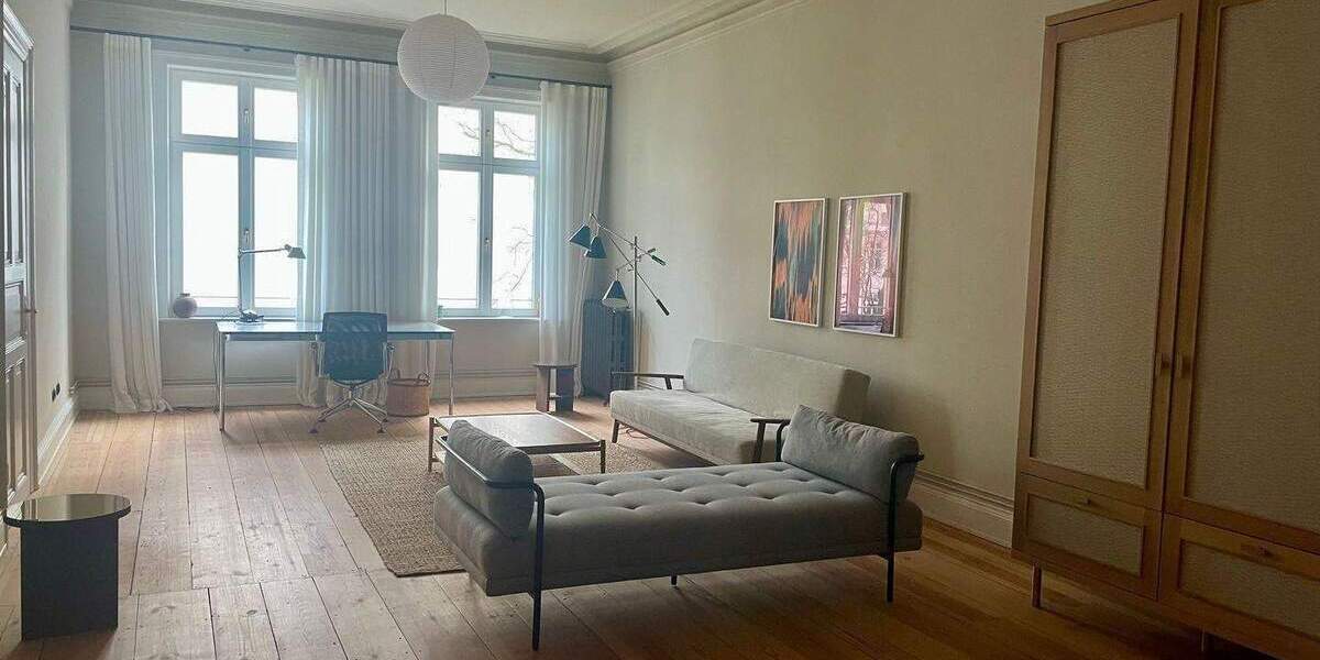 Etagenwohnung Hamburg Rotherbaum - 2 Zimmer, 90 m&sup2;, 3.000&euro; | Angebot:25665866