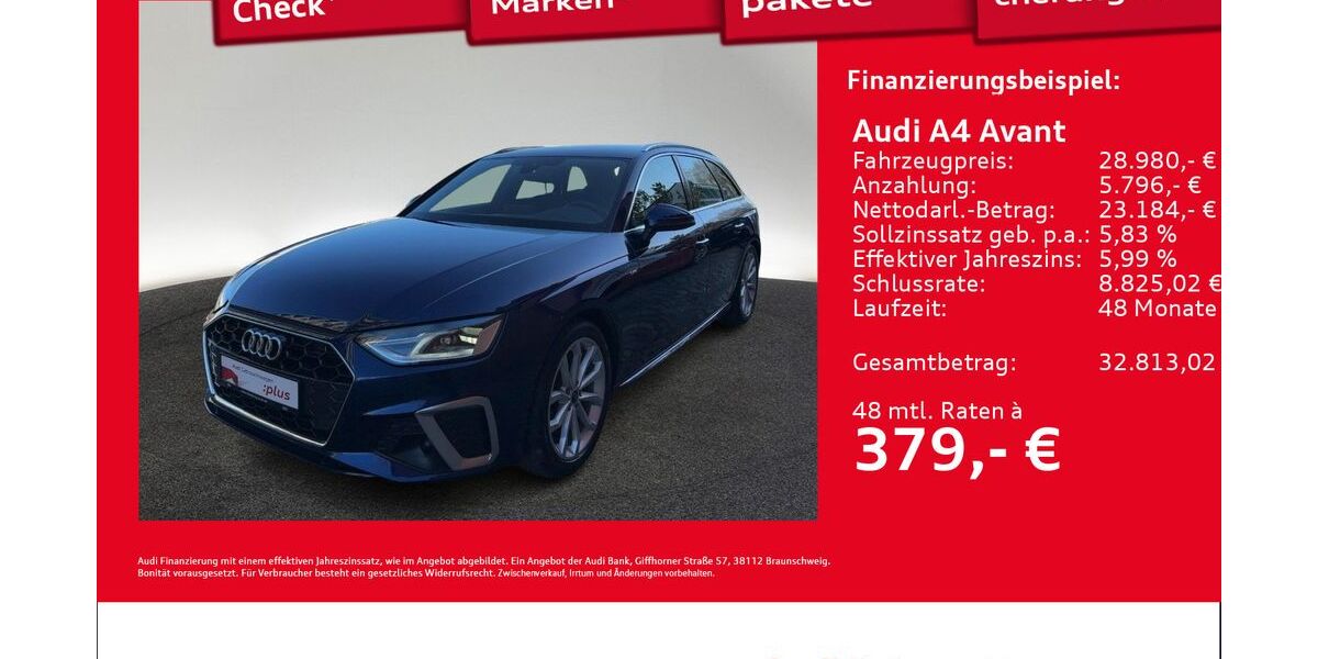 Audi A4 35.282 km 27.870 &euro; Hamburg 22419