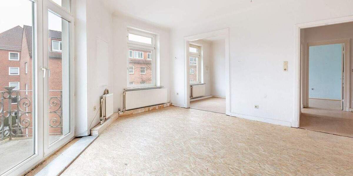 Etagenwohnung Hamburg Eilbek - 3 Zimmer, 65 m&sup2;, 299.000&euro; | Angebot:25695979