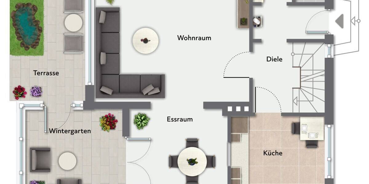 Reihenmittelhaus Kaltenkirchen - 4 Zimmer, 113 m&sup2;, 279.000&euro; | Angebot:26733387