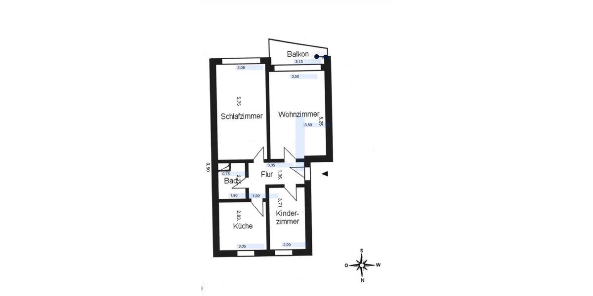 Etagenwohnung Hamburg Borgfelde - 2.5 Zimmer, 65 m&sup2;, 299.900&euro; | Angebot:26764789