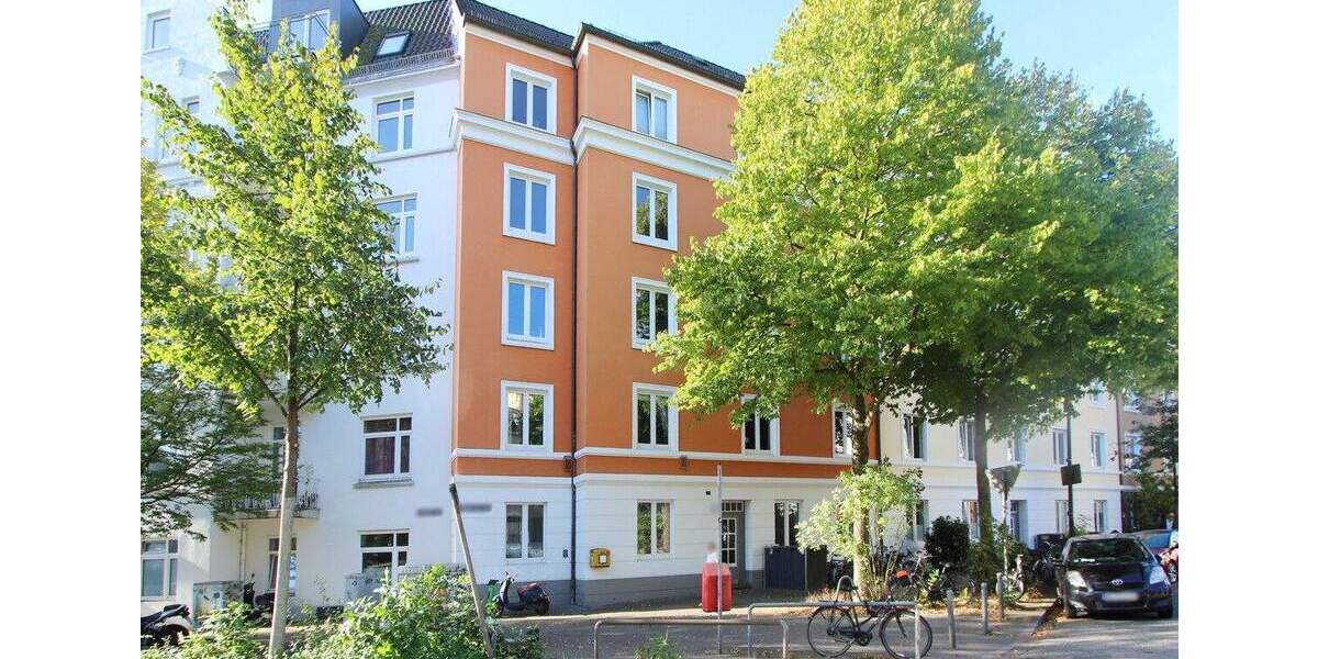 Etagenwohnung Hamburg Eppendorf - 2 Zimmer, 53 m&sup2;, 395.000&euro; | Angebot:25743529