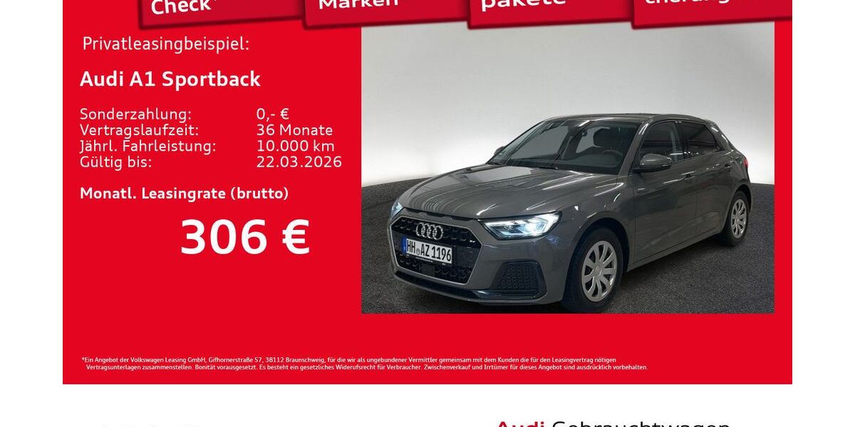 Audi A1 1.890 km 24.990 &euro; Hamburg 20537