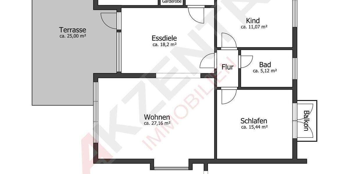 Etagenwohnung Hamburg / Volksdorf Volksdorf - 5 Zimmer, 120 m&sup2;, 585.000&euro; | Angebot:25731128