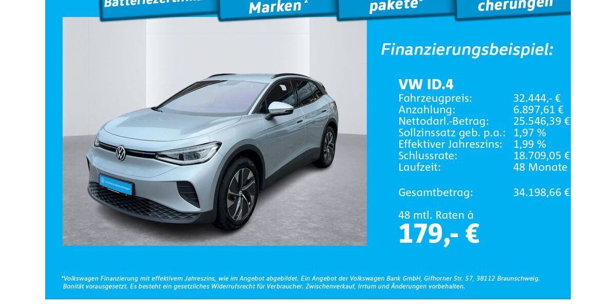 VW ID.4 8.357 km 32.222 &euro; Hamburg 22303