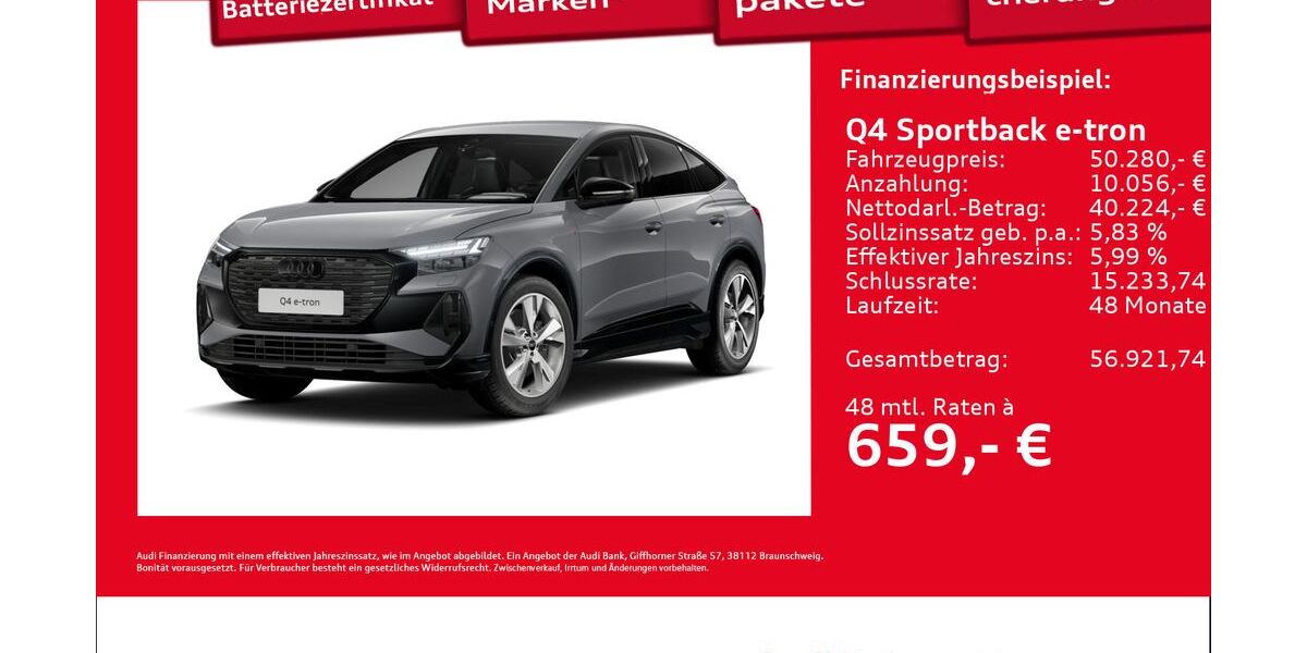Audi Q4 e-tron 3.235 km 49.940 &euro; Hamburg 22419
