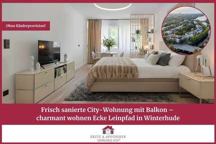Wohnung Hamburg Winterhude - 1 Zimmer, 43 m&sup2;, 419.000&euro; | Angebot:27113056