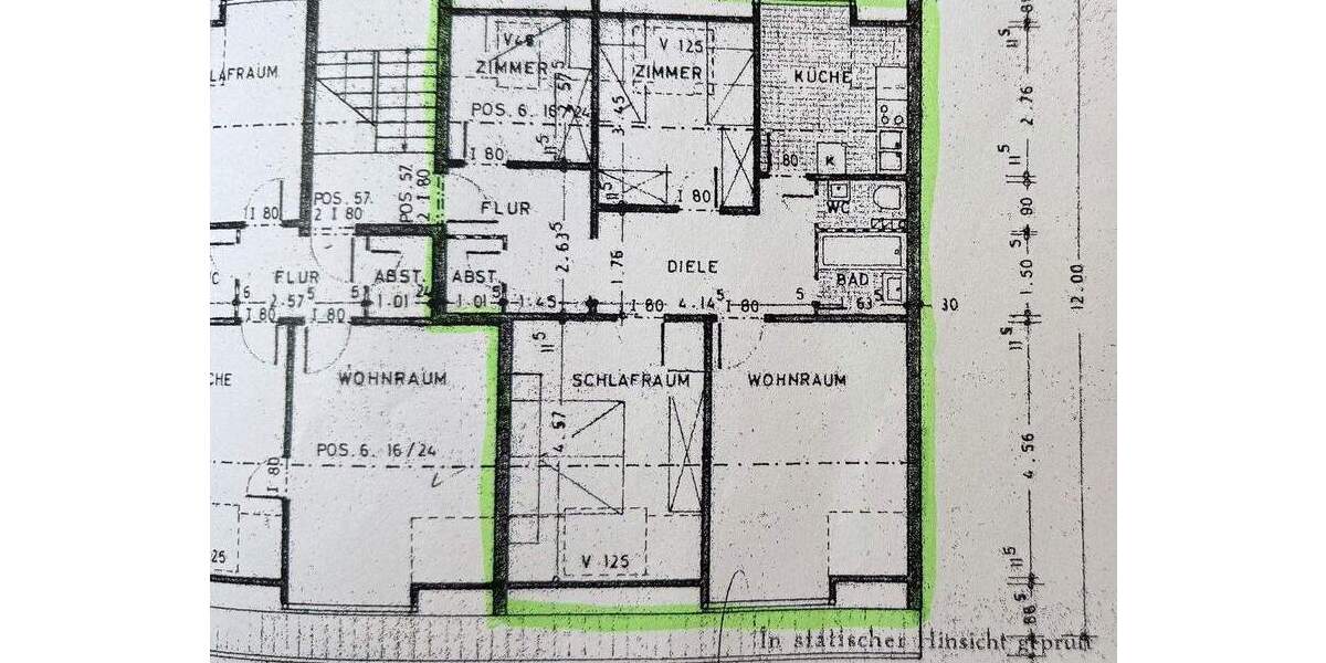 Etagenwohnung Hamburg Niendorf - 4 Zimmer, 70 m&sup2;, 325.000&euro; | Angebot:25741988