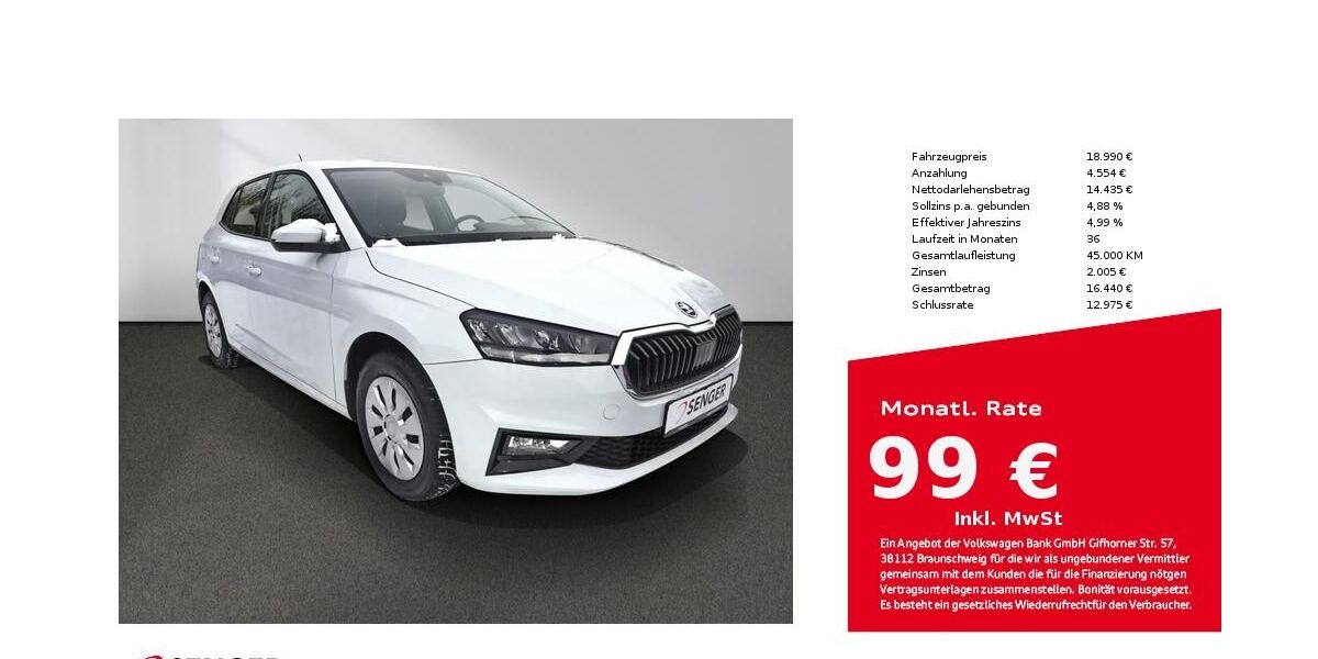 Skoda Fabia 30.300 km 18.680 &euro; Bad Oldesloe 23843