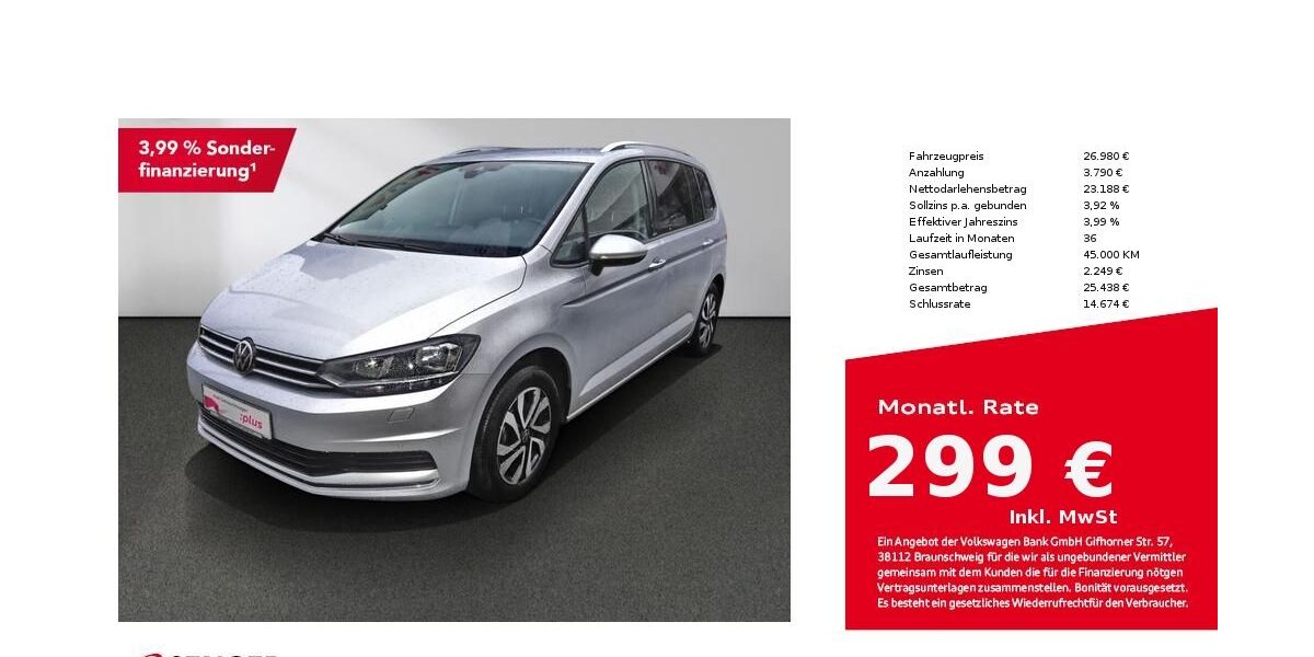 VW Touran 76.650 km 26.980 &euro; Bad Oldesloe 23843