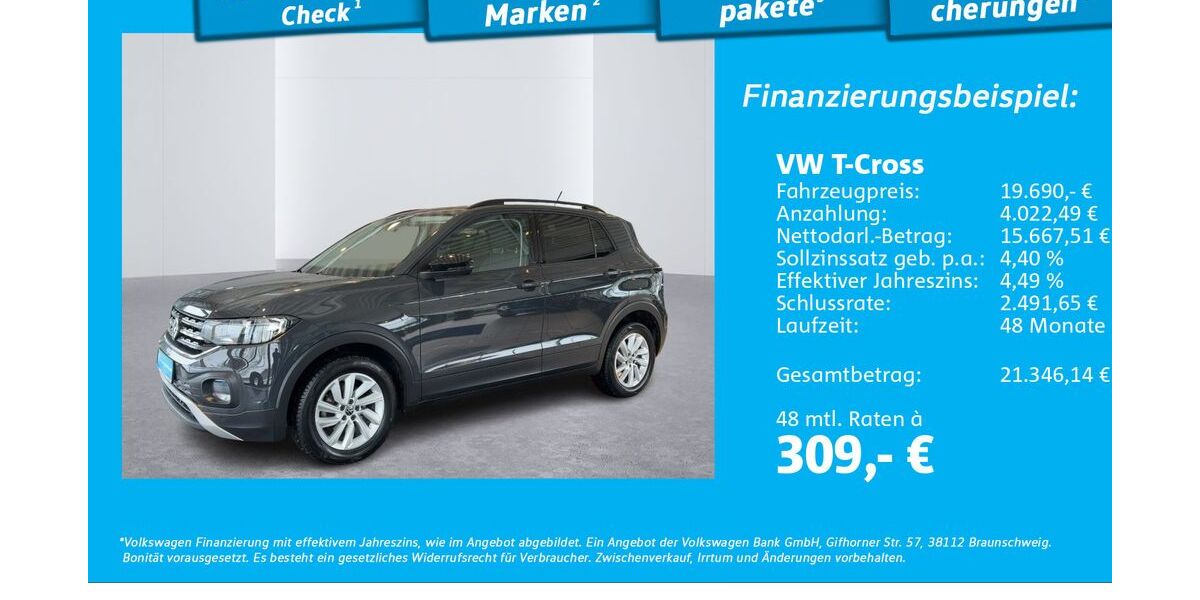 VW T-Cross 60.377 km 19.690 &euro; Glinde 21509