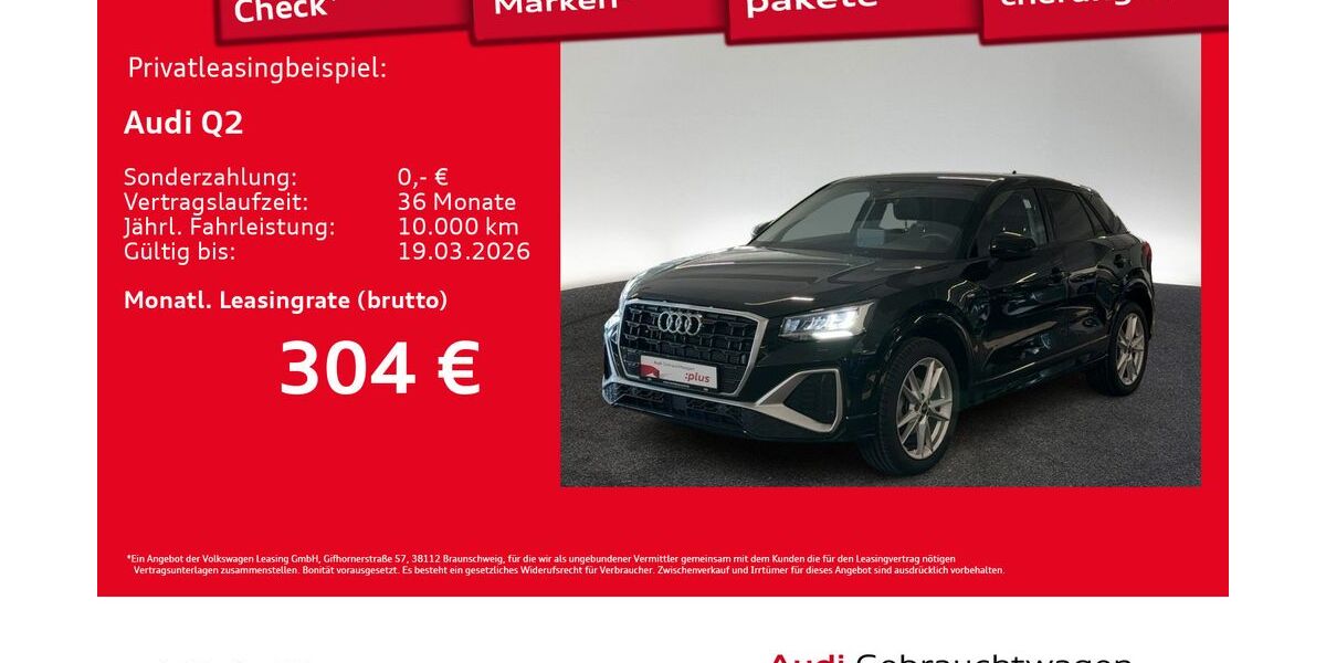 Audi Q2 14.948 km 31.650 &euro; Hamburg 20537