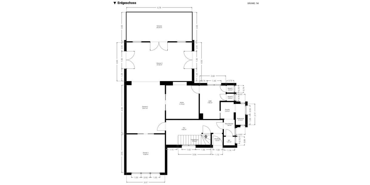 Mehrfamilienhaus, Wohnhaus Hamburg / Groß Borstel Groß Borstel - 7 Zimmer, 212 m&sup2;, 1.450.000&euro; | Angebot:26026859