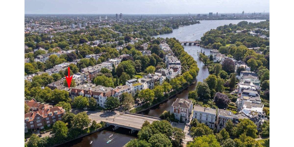 Etagenwohnung Hamburg Winterhude - 2 Zimmer, 92 m&sup2;, 1.098.000&euro; | Angebot:25821075