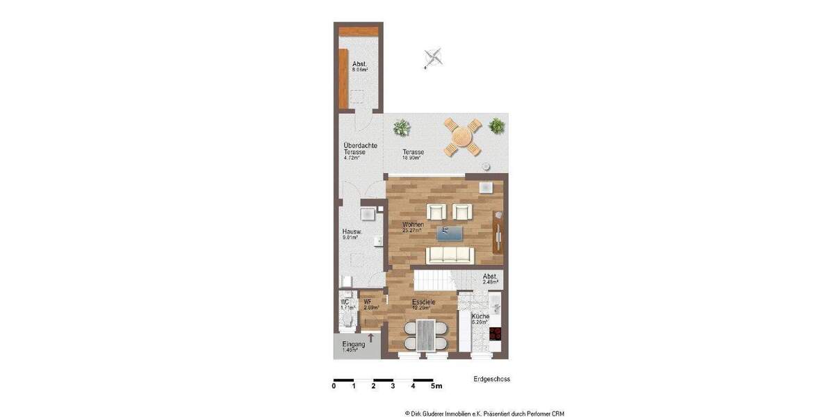 Reihenmittelhaus Quickborn - 4 Zimmer, 108 m&sup2;, 330.000&euro; | Angebot:25896162