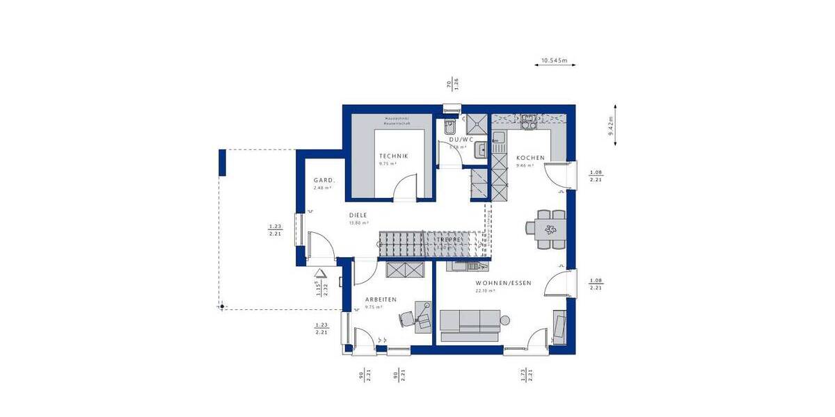 Einfamilienhaus Wakendorf I - 5 Zimmer, 140 m&sup2;, 545.650&euro; | Angebot:25957221