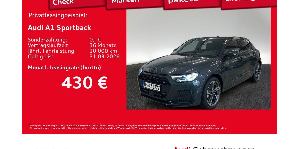 Audi A1 1.890 km 30.770 &euro; Hamburg 20537