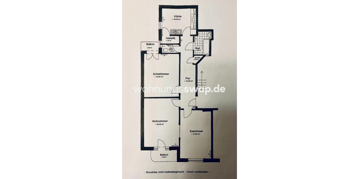 Etagenwohnung Hamburg Hoheluft-West - 3 Zimmer, 90 m&sup2;, 1.400&euro; | Angebot:24866031