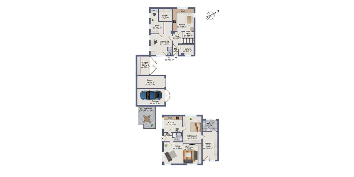 Einfamilienhaus Hamburg / Meiendorf Rahlstedt - 5 Zimmer, 205 m&sup2;, 878.000&euro; | Angebot:25674432