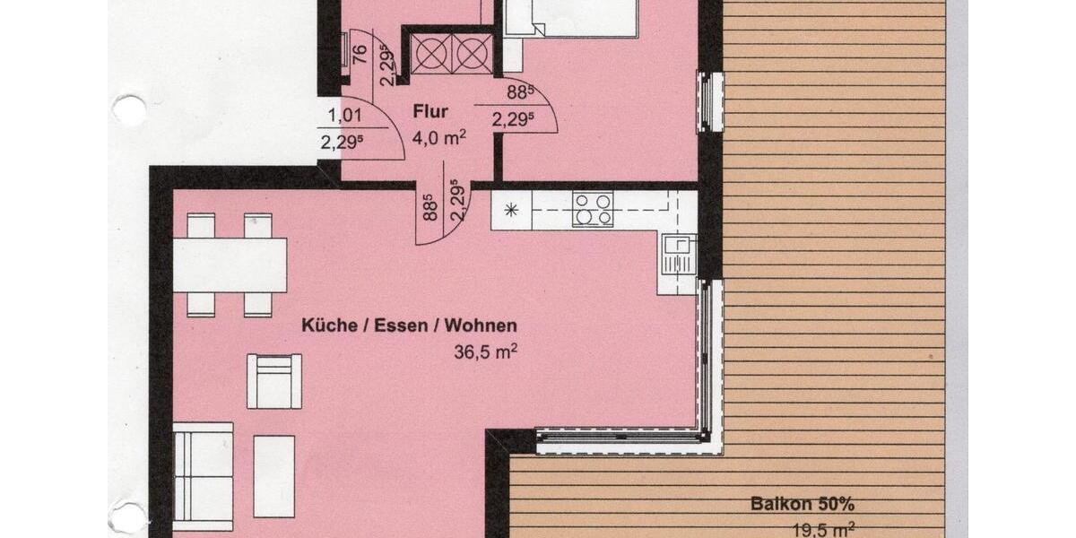 Terrassenwohnung Reinbek - 2 Zimmer, 82 m&sup2;, 1.200&euro; | Angebot:25804841