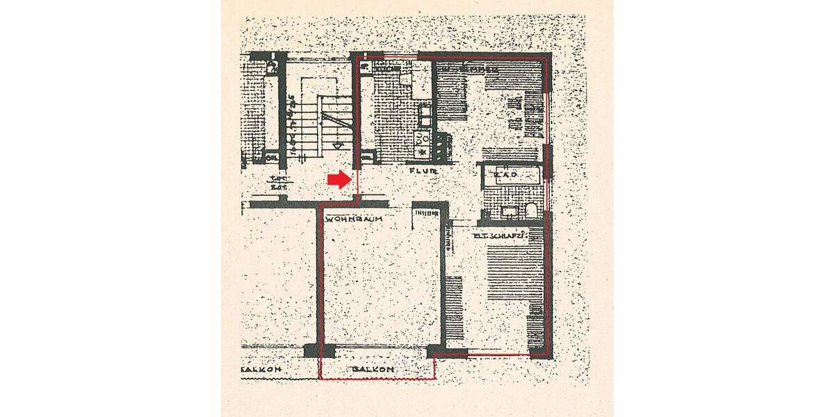 Etagenwohnung Uetersen - 3 Zimmer, 65 m&sup2;, 179.000&euro; | Angebot:25697865