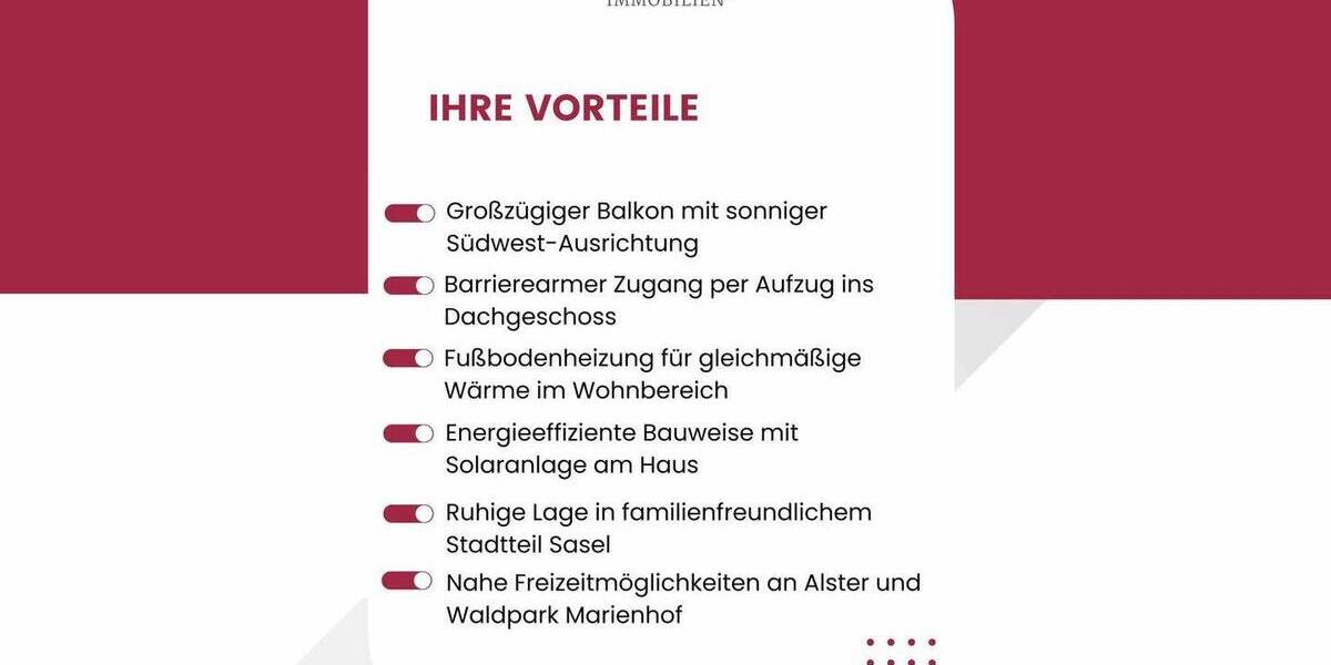 Etagenwohnung Hamburg Sasel - 3 Zimmer, 75 m&sup2;, 645.000&euro; | Angebot:25691246