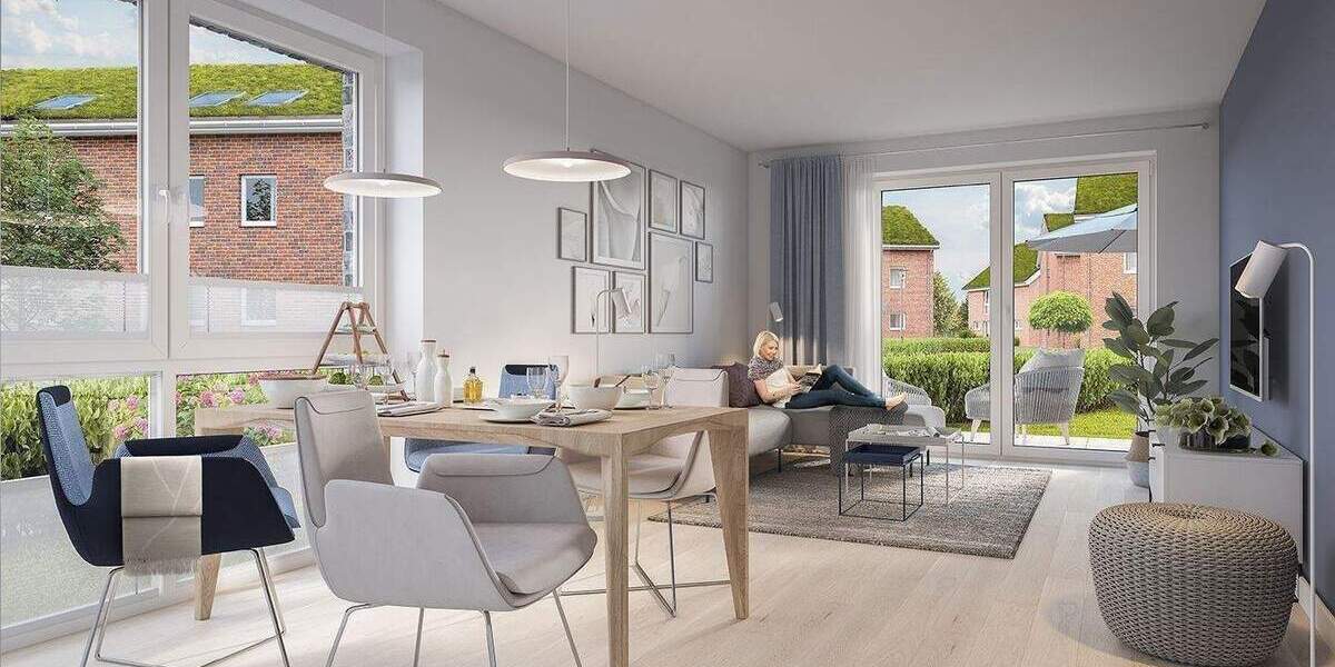 Etagenwohnung Norderstedt Harksheide - 3 Zimmer, 619.900&euro; | Angebot:25999586