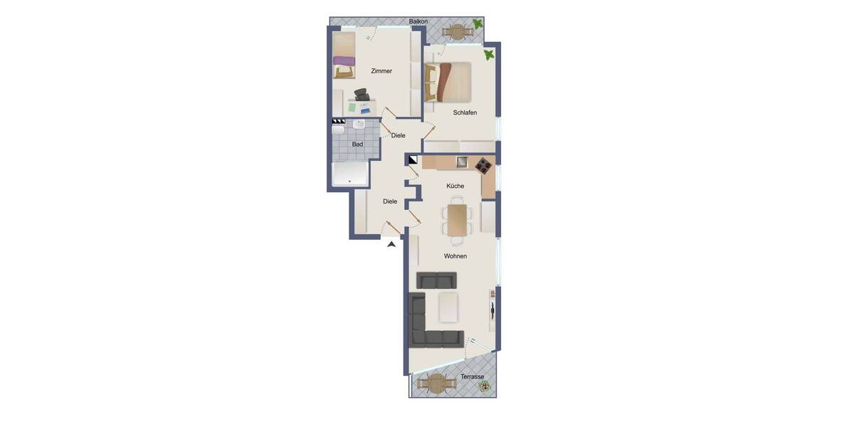 Etagenwohnung Hamburg / Rahlstedt Rahlstedt - 3 Zimmer, 98 m&sup2;, 399.000&euro; | Angebot:25770268