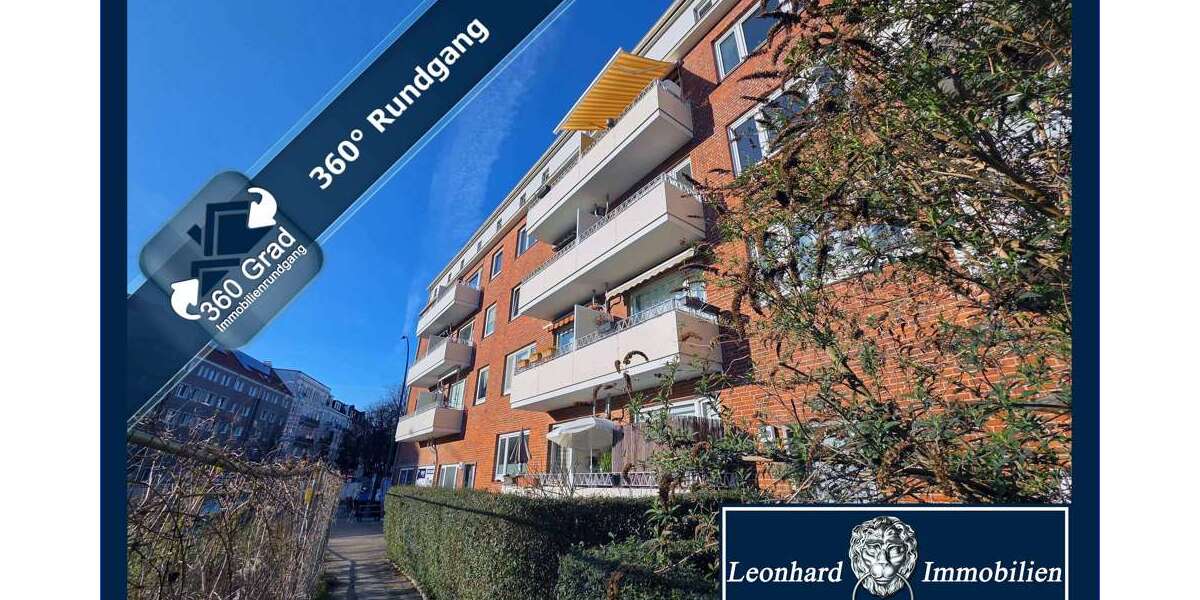 Etagenwohnung Hamburg Uhlenhorst - 2 Zimmer, 60 m&sup2;, 498.000&euro; | Angebot:25150924