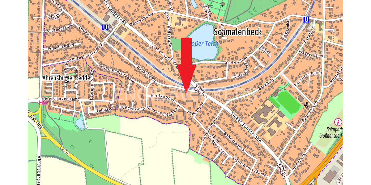 Etagenwohnung Großhansdorf - 3 Zimmer, 76 m&sup2;, 245.000&euro; | Angebot:25701893