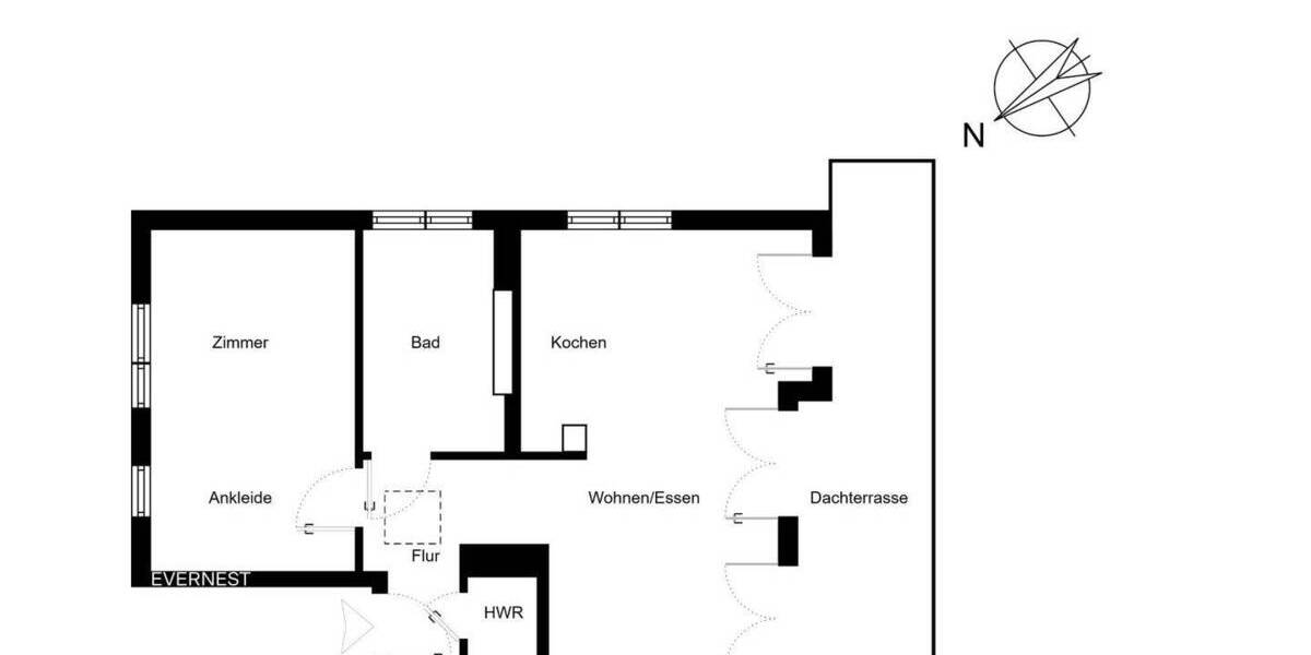 Etagenwohnung Hamburg Bramfeld - 2 Zimmer, 64 m&sup2;, 425.000&euro; | Angebot:26027623