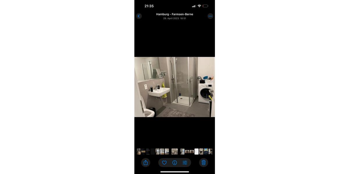 Etagenwohnung Hamburg Wandsbek - 1.5 Zimmer, 45 m&sup2;, 884&euro; | Angebot:26012508