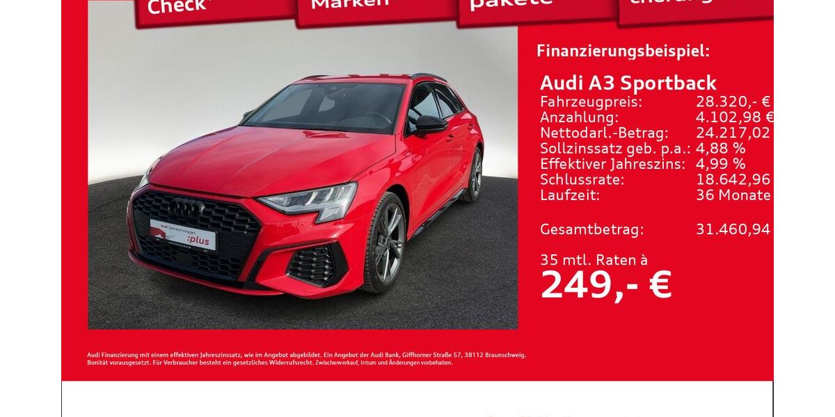 Audi A3 31.036 km 27.660 &euro; Hamburg 22419
