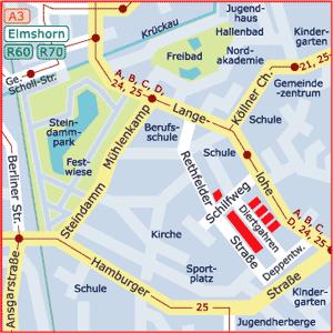 Etagenwohnung Kölln-Reisiek Reisiek - 2 Zimmer, 57 m&sup2;, 732&euro; | Angebot:25919226