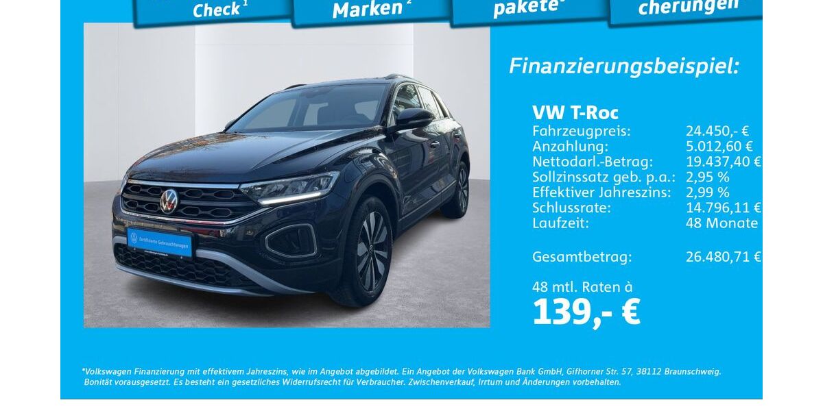 VW T-Roc 25.342 km 23.850 &euro; Hamburg 22111
