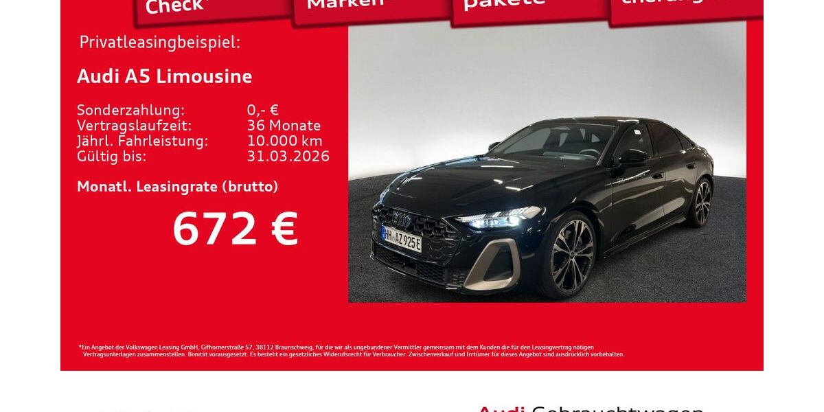Audi A5 1.890 km 61.770 &euro; Hamburg 20537