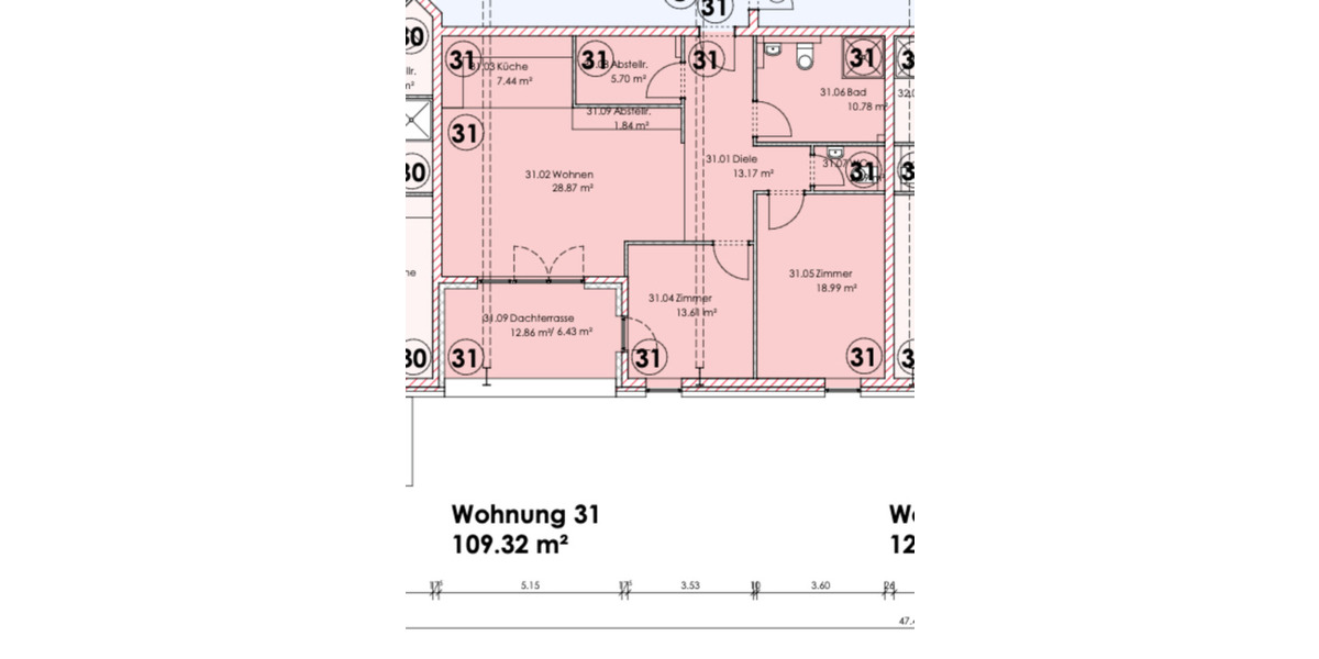 Dachgeschoßwohnung Barmstedt - 3 Zimmer, 109 m&sup2;, 1.250&euro; | Angebot:25789710
