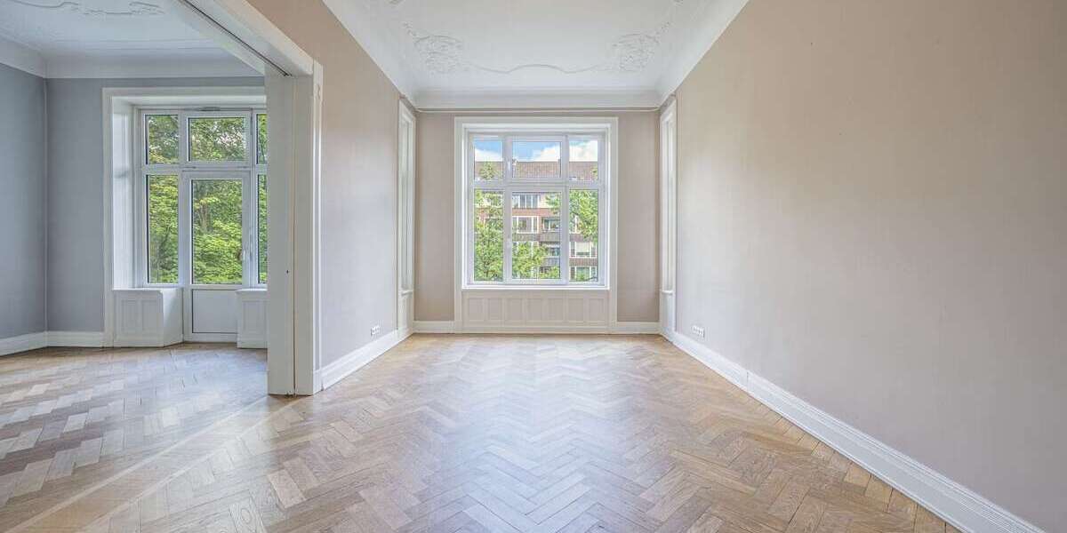 Etagenwohnung Hamburg Harvestehude - 7 Zimmer, 217 m&sup2;, 1.819.000&euro; | Angebot:22559607