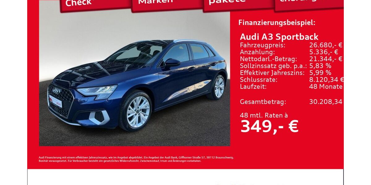 Audi A3 60.136 km 25.760 &euro; Hamburg 22419