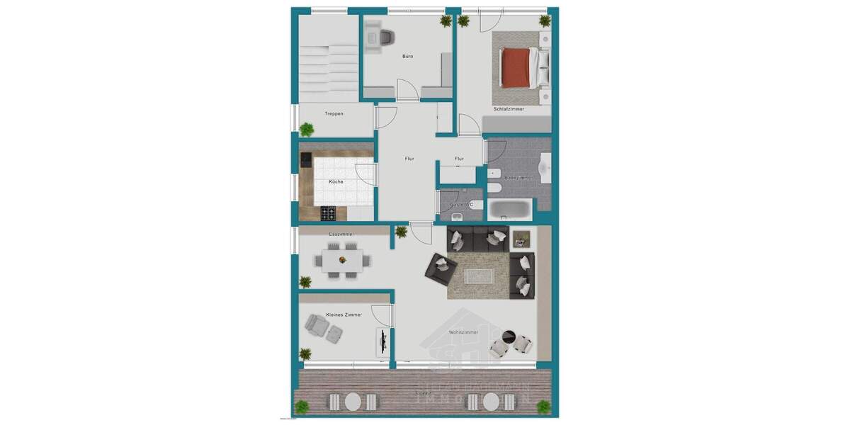 Etagenwohnung Hamburg Marienthal - 4 Zimmer, 140 m&sup2;, 725.000&euro; | Angebot:25796815