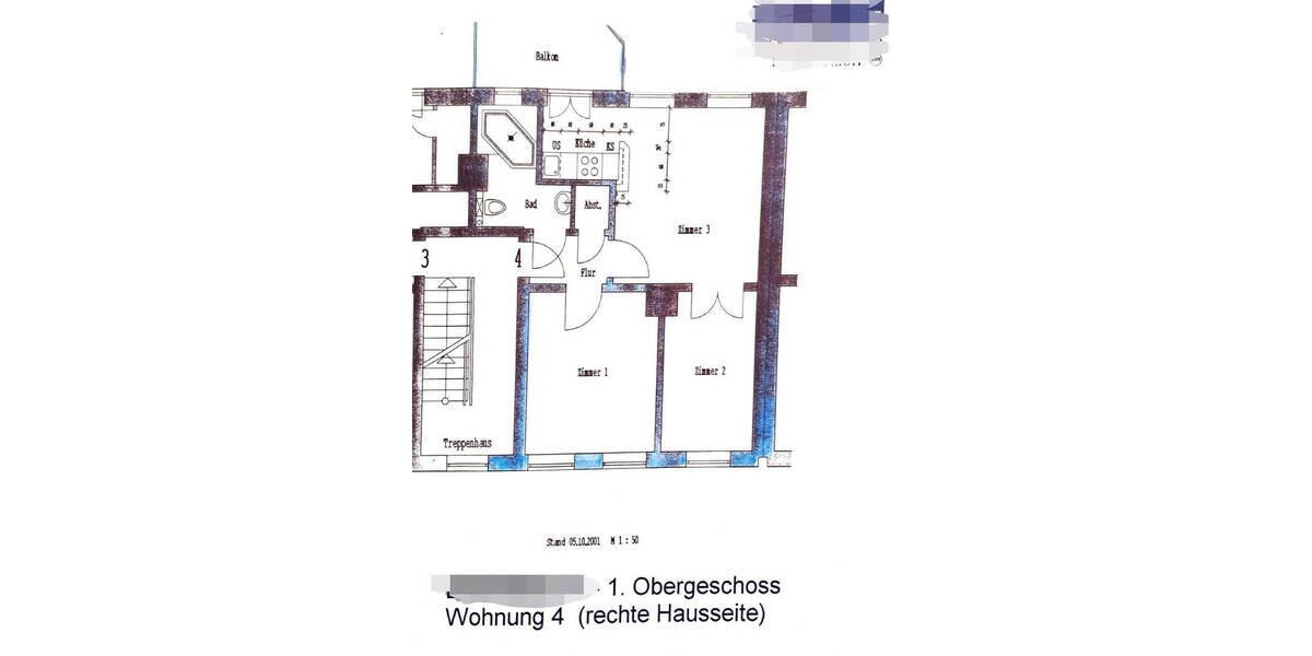 Etagenwohnung Hamburg Altona-Nord - 2 Zimmer, 48 m&sup2;, 499.000&euro; | Angebot:25996571