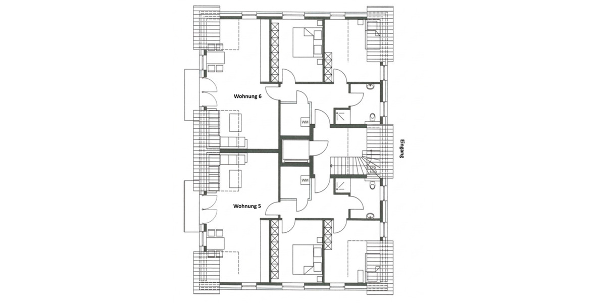 Dachgeschoßwohnung Hamburg Harburg - 3 Zimmer, 84 m&sup2;, 1.030&euro; | Angebot:25935453