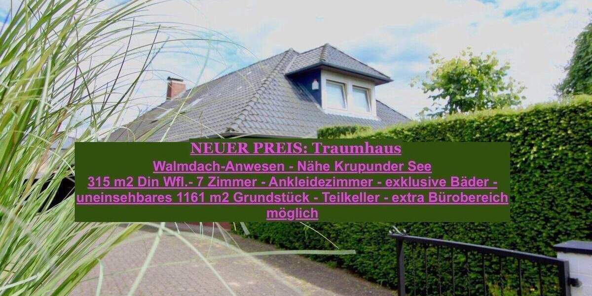 Einfamilienhaus Rellingen - 8 Zimmer, 315 m&sup2;, 1.299.000&euro; | Angebot:25896248